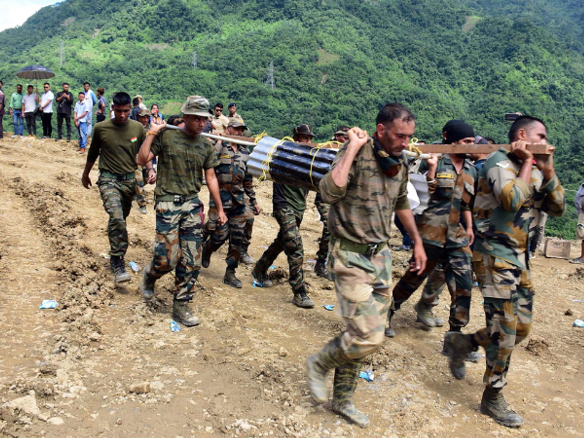 Search operations underway after landslide in Manipur
