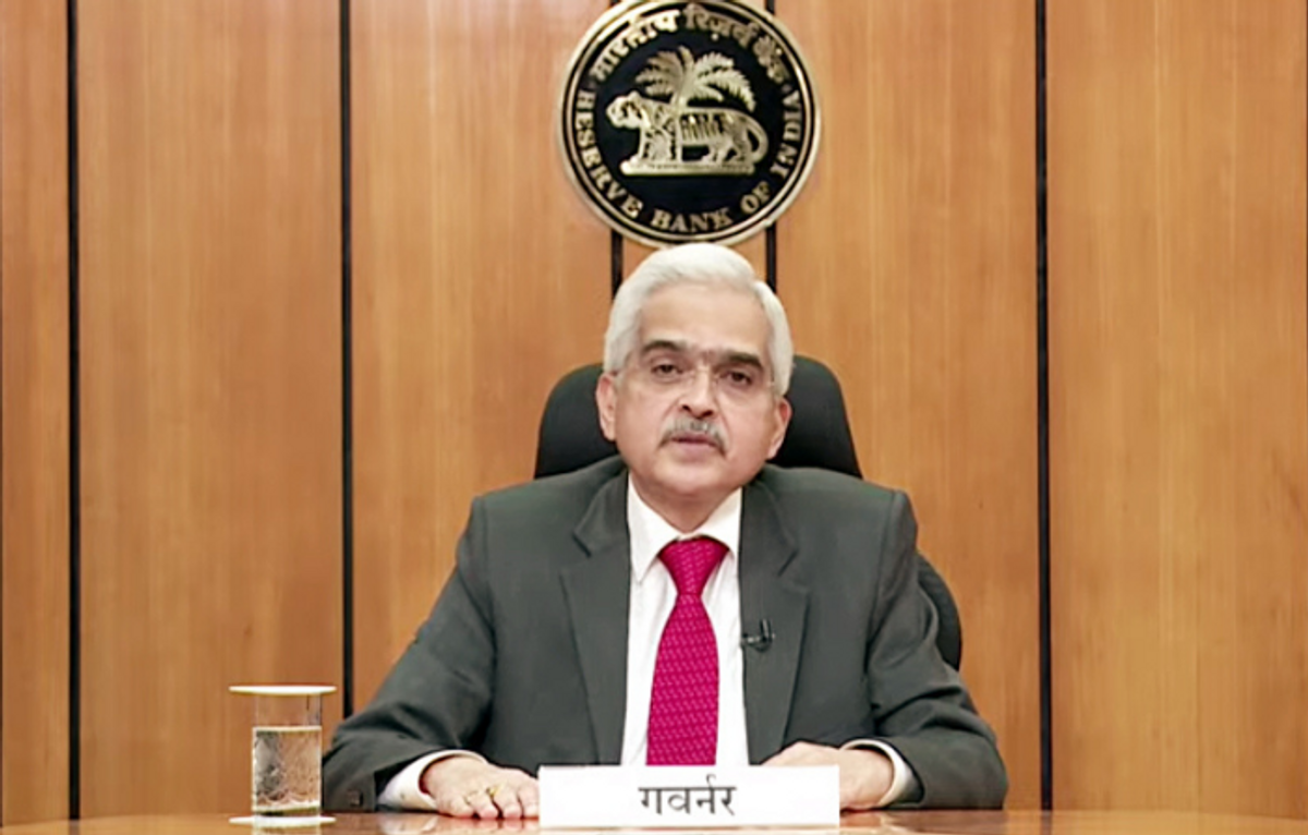 Shaktikanta Das, governor of India's Reserve Bank of India