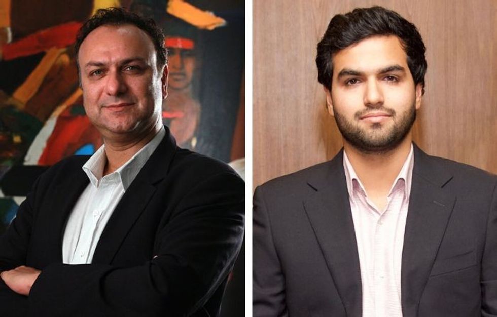 Shapoor Mistry (L) and Pallon Mistry