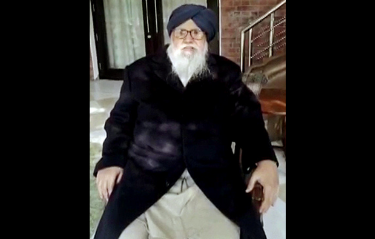 Shiromani Akali Dal leader Parkash Singh Badal (ANI Photo)