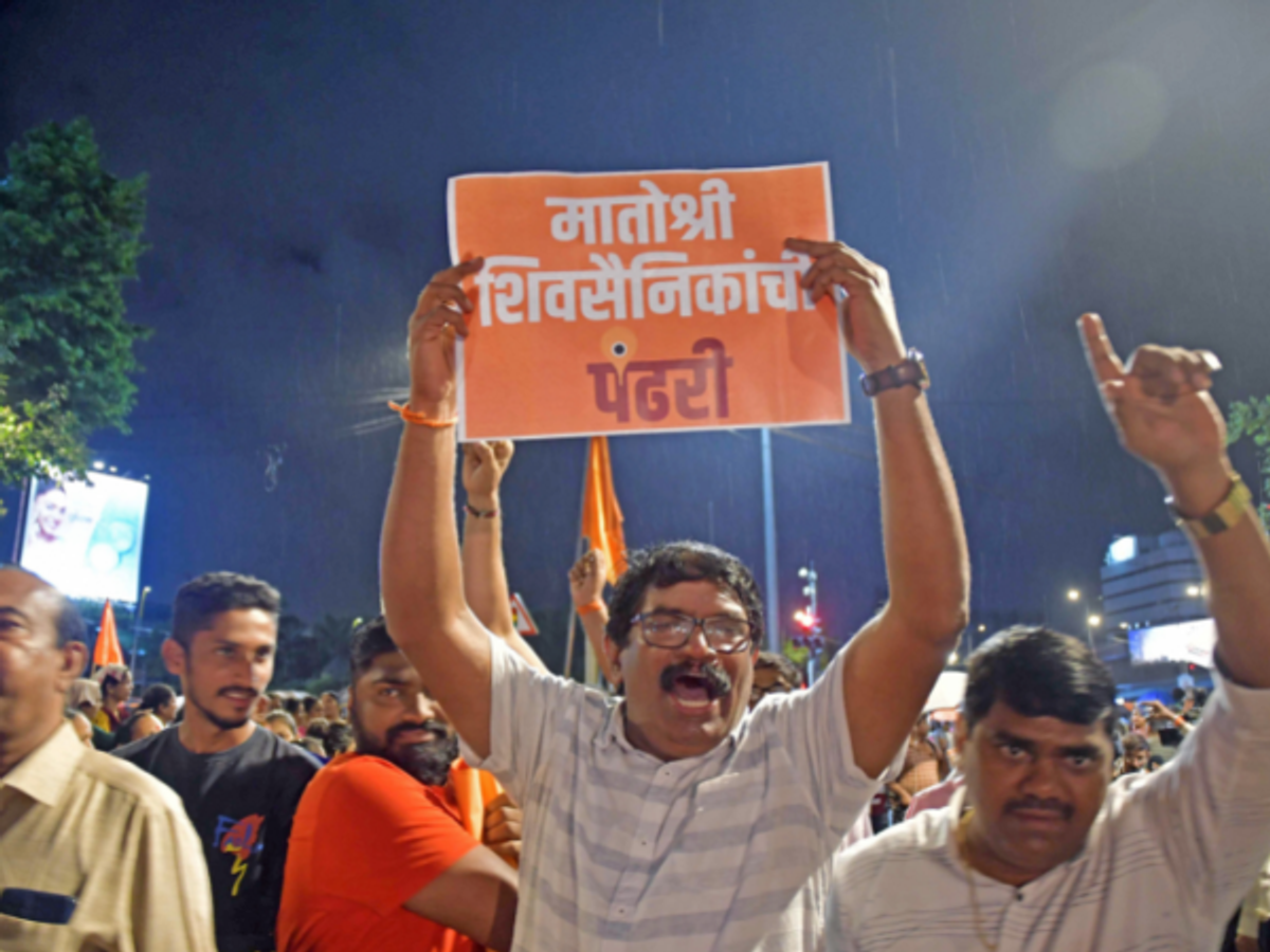 Shiv Sena supporter