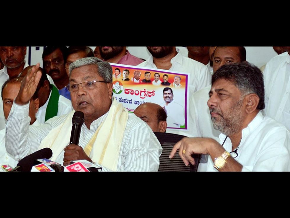 Siddaramaiah and DK Shivakumar