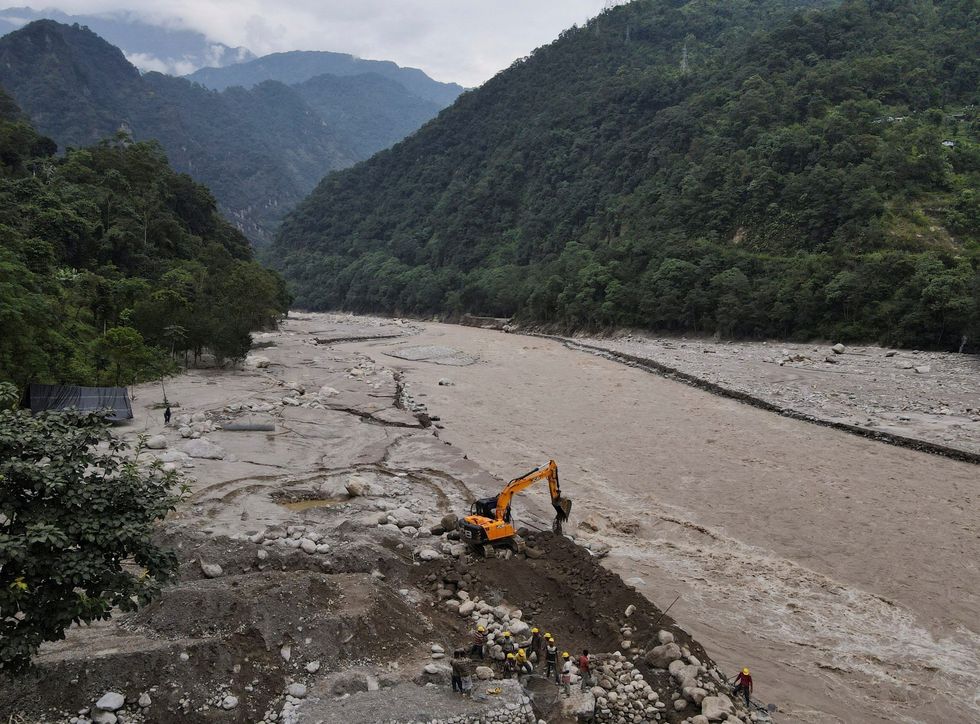 Sikkim floods scaled