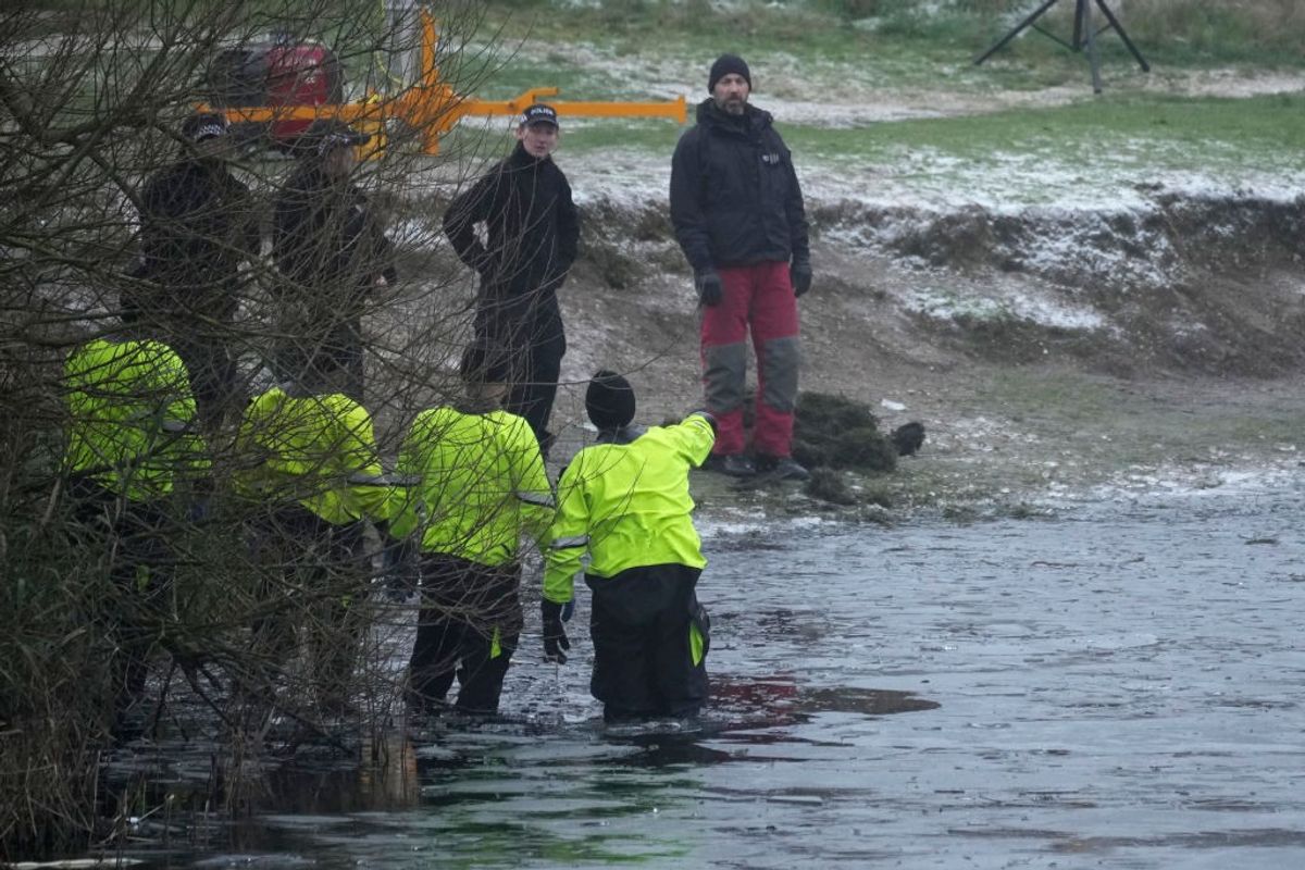 Heavy snow disrupts UK travel; three boys die after falling into lake