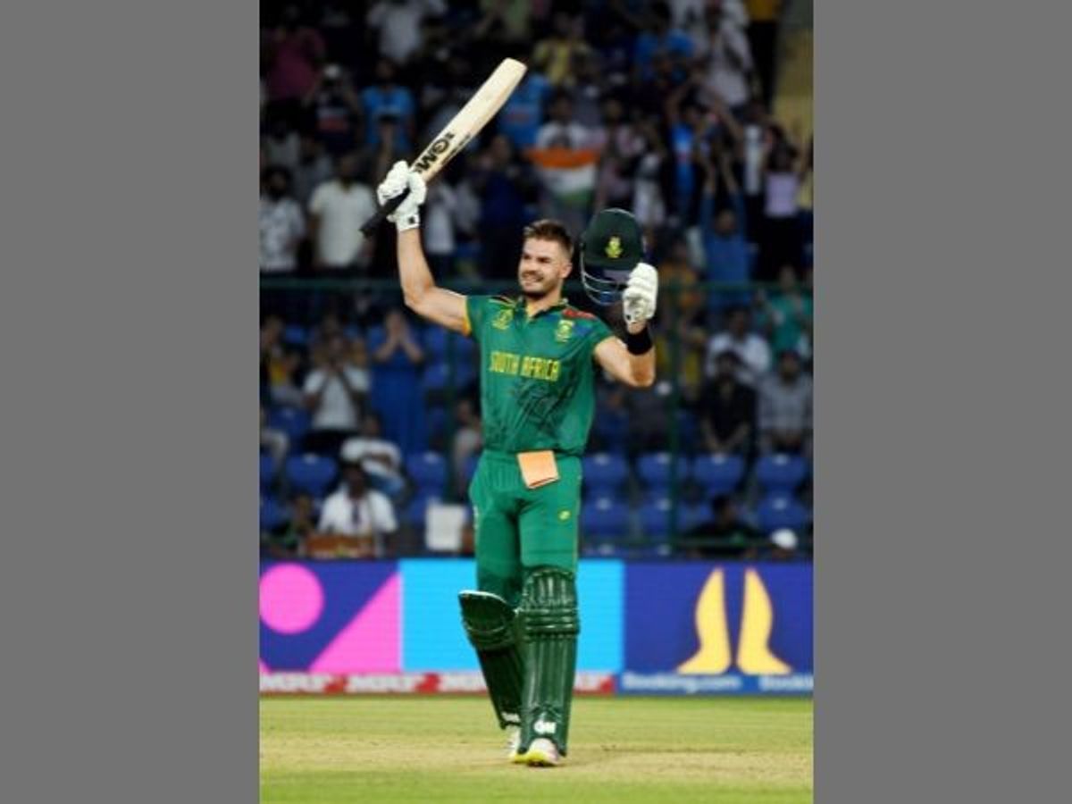 South Africa batter Aiden Markram scores hundred against Sri Lanka in World Cup 2023
