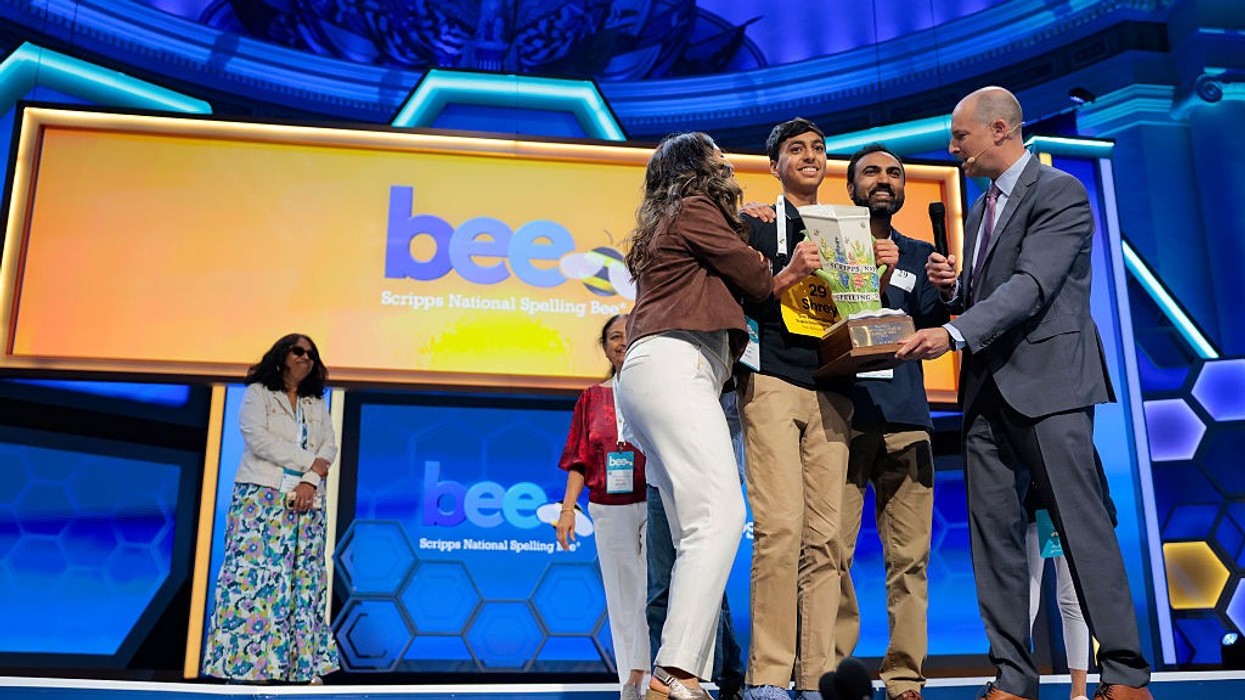Speller Shrey Parikh, 14 at Scripps National Spelling Bee