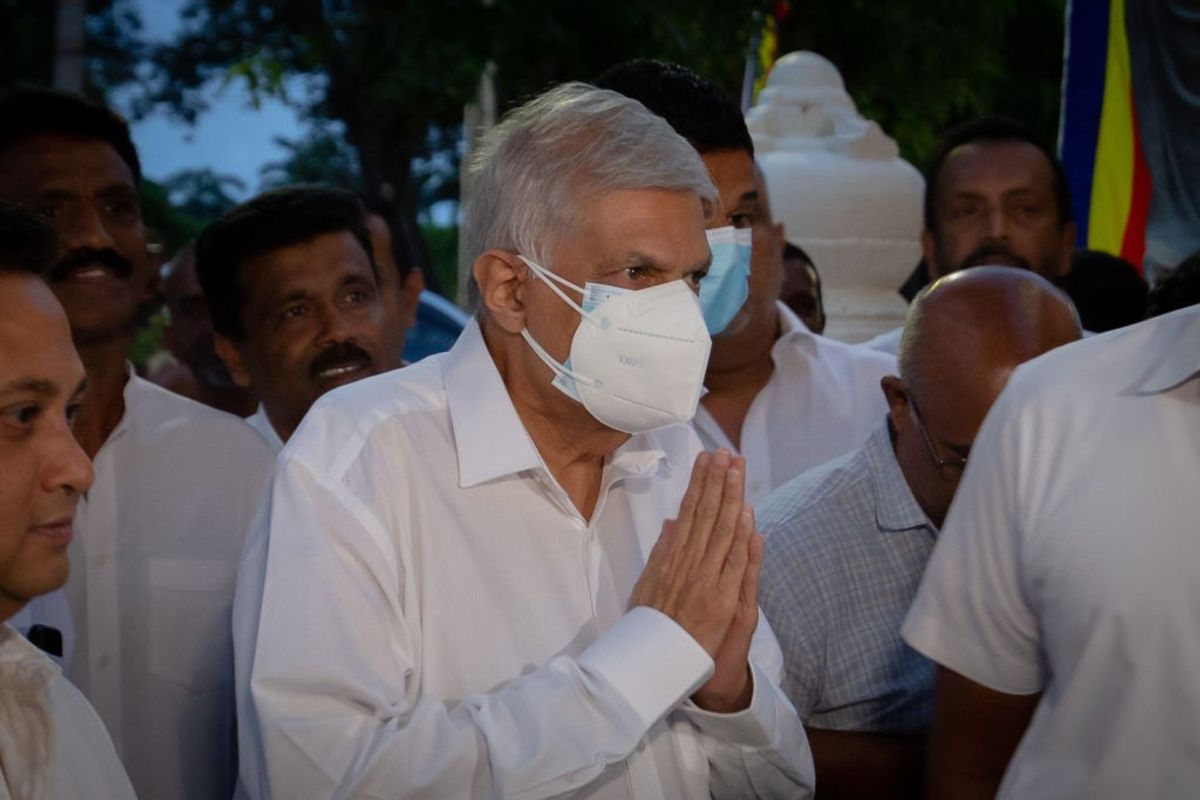 Sri Lanka president Ranil Wickremesinghe