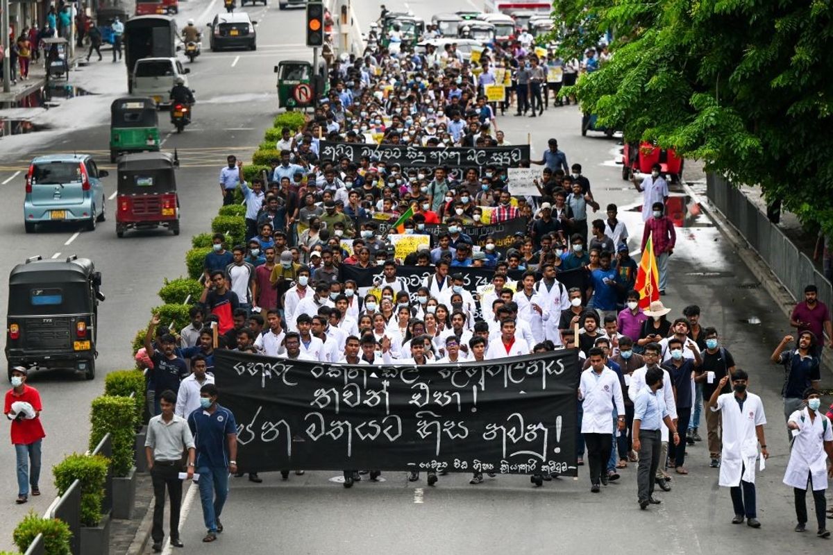 Sri Lanka protest
