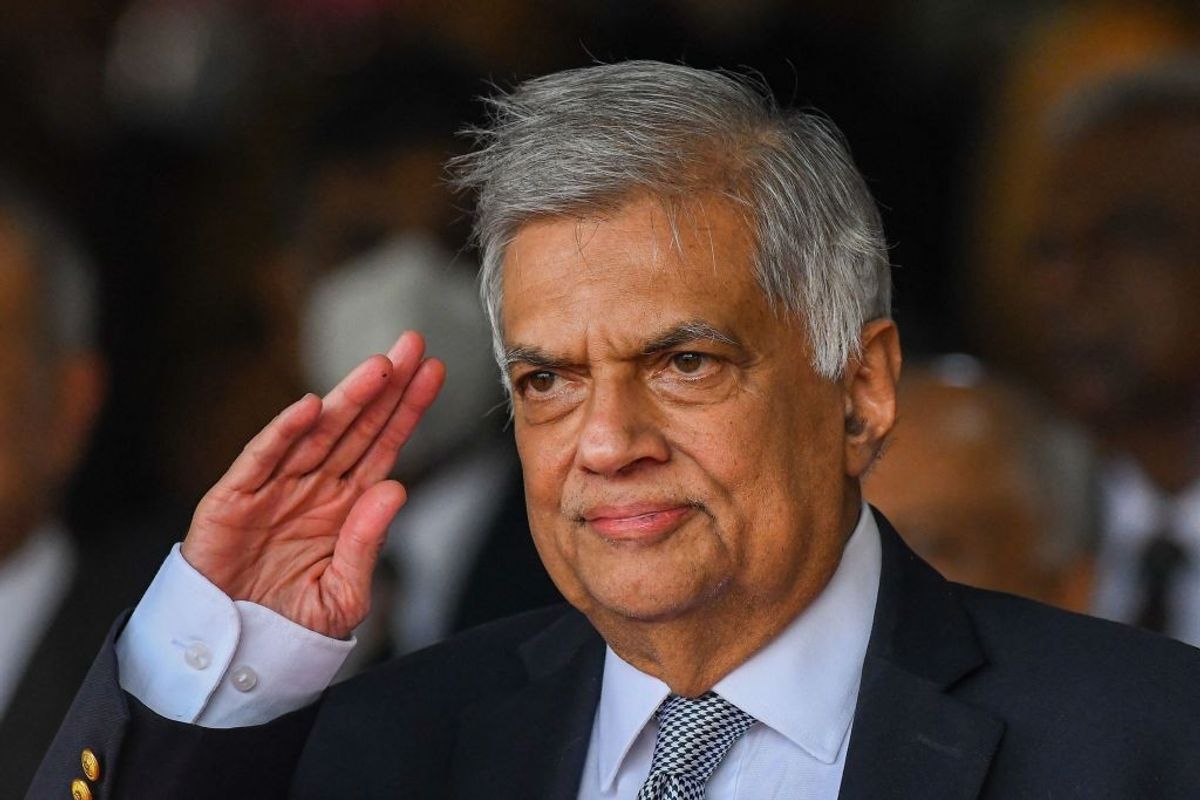 Sri Lankan president Ranil Wickremesinghe