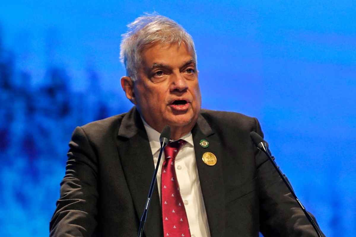 Sri Lankan president Ranil Wickremesinghe