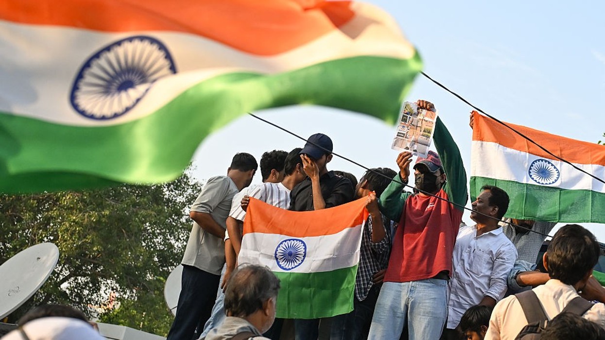 Supporters of the Cockroach Janta Party