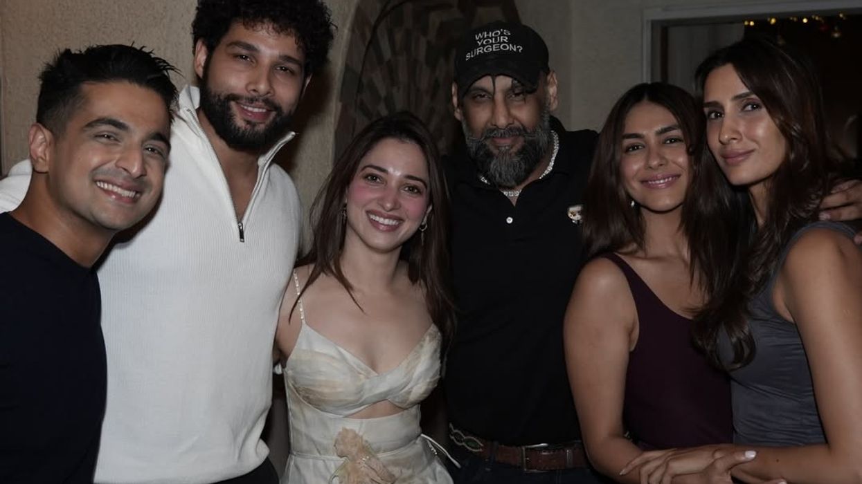 Tamannaah Bhatia stuns in floral mini dress at 36