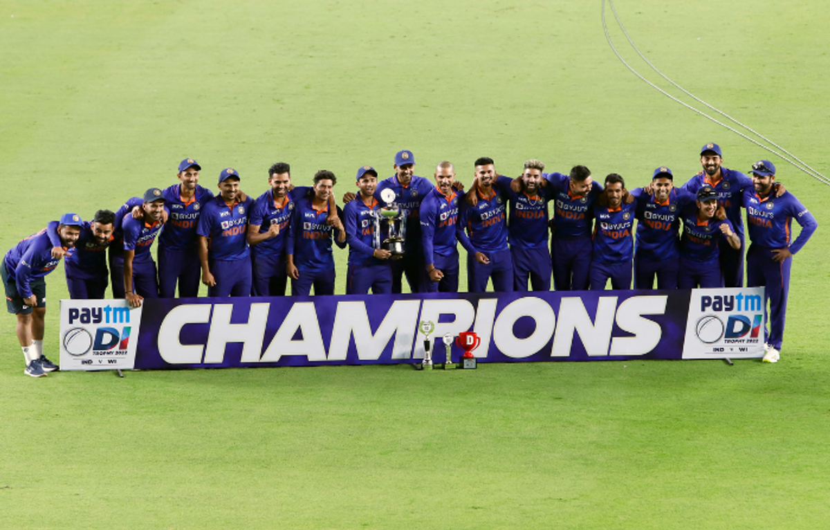 Team India beat West Indies one-day international series
