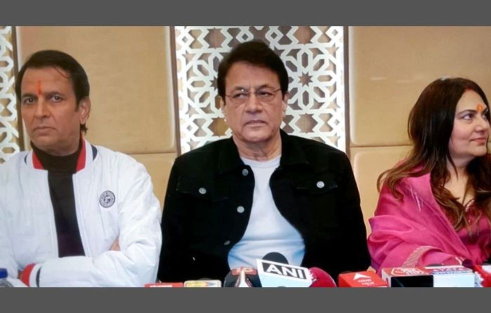 The actors who portrayed Lord Ram, his brother Laxman and Goddess Sita in the Indian television serial 'Ramayan' which was first aired in the 1980s