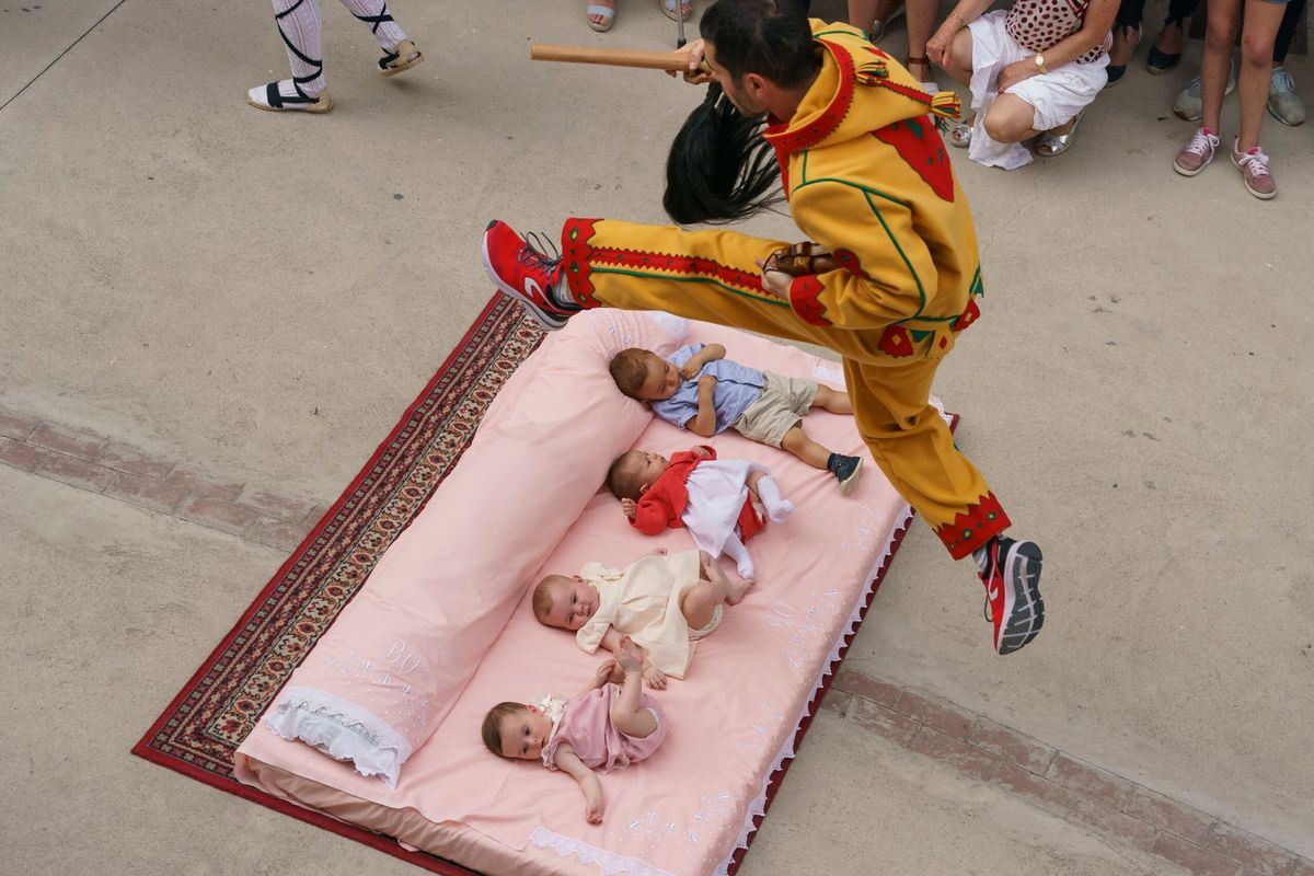 El Colacho, a baby-jumping festival, is a unique Spanish tradition to keep devil away