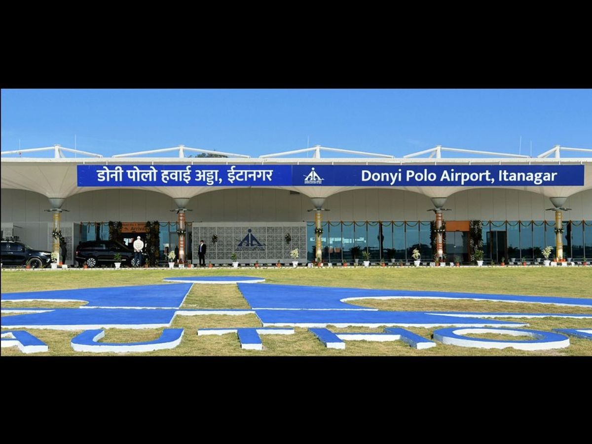 The Donyi Polo Airport in Itanagar, Arunachal Pradesh