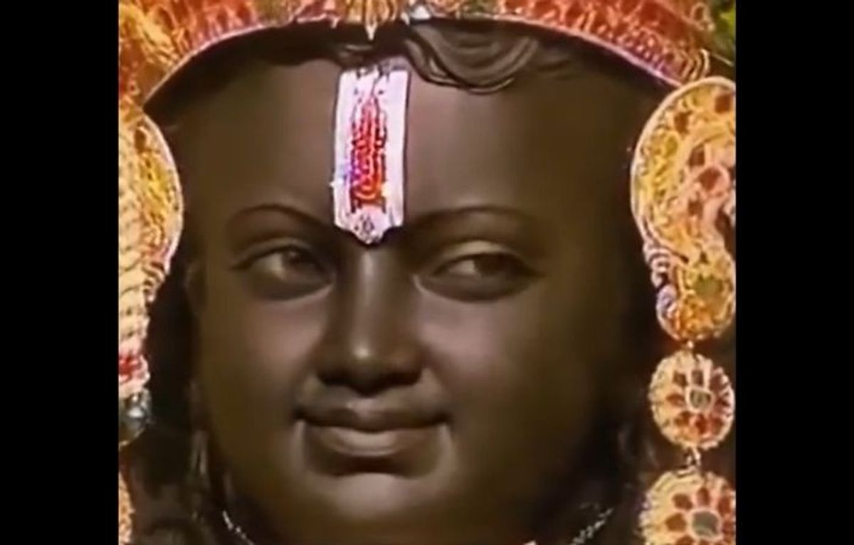 The idol of Ram Lalla consecrated at Ram temple in Ayodhya in India's Uttar Pradesh 'looks around' and 'smiles', thanks to AI.