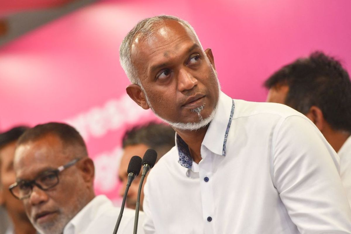The Maldives' president-elect Mohamed Muizzu