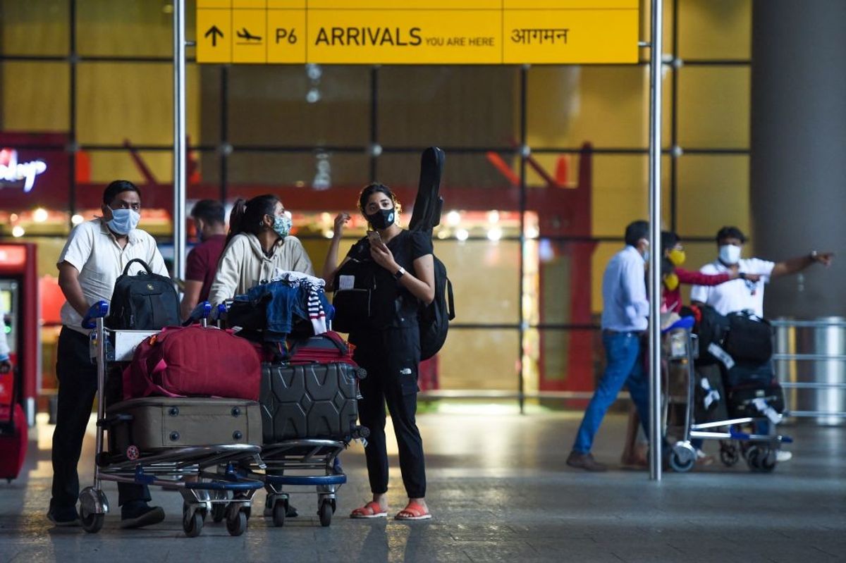 The Mumbai airport in India