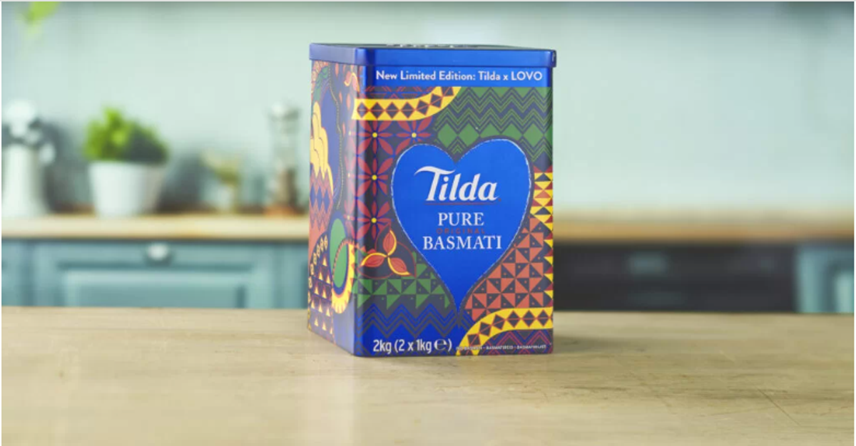 Tilda launches limited-edition tin in partnership with Lovo