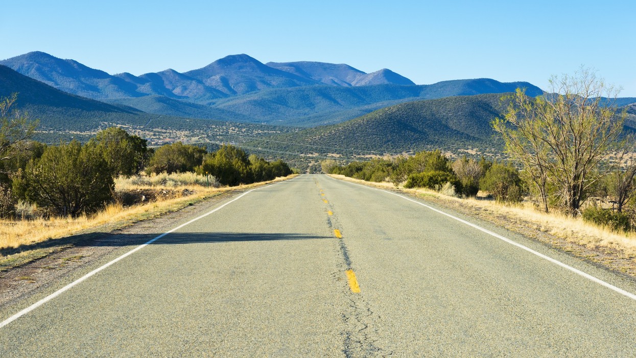 The Turquoise Trail in New Mexico