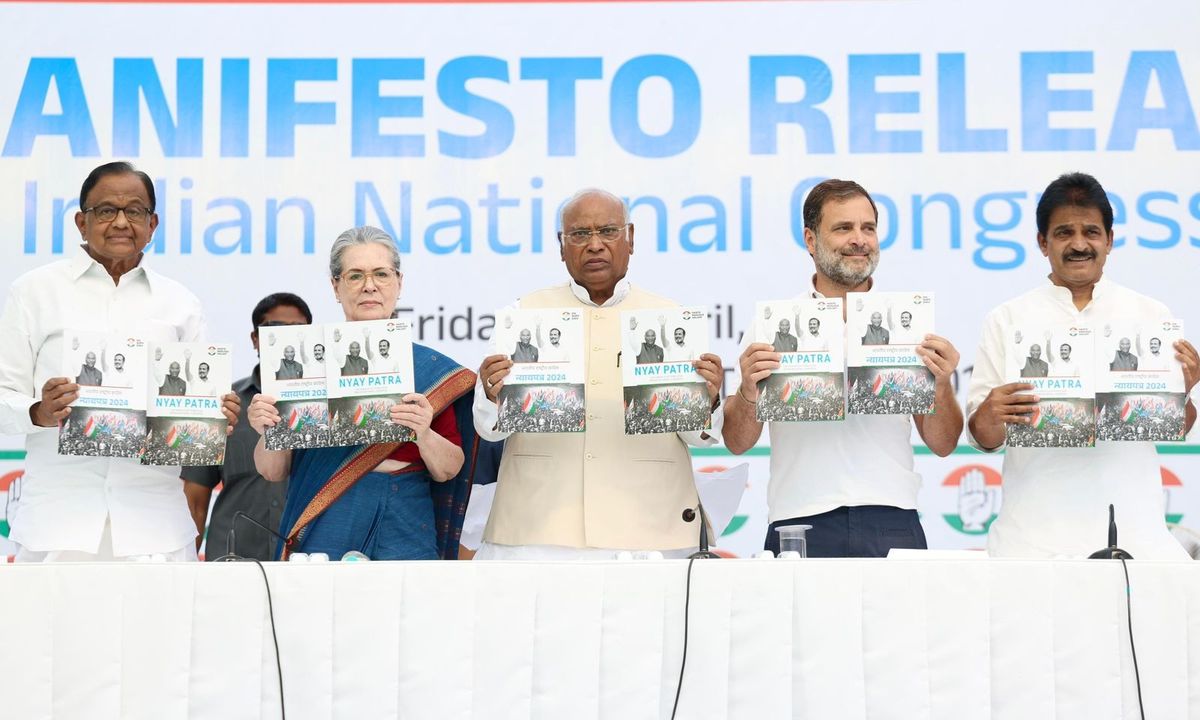 India opposition Congress' poll manifesto promises jobs, farmer support