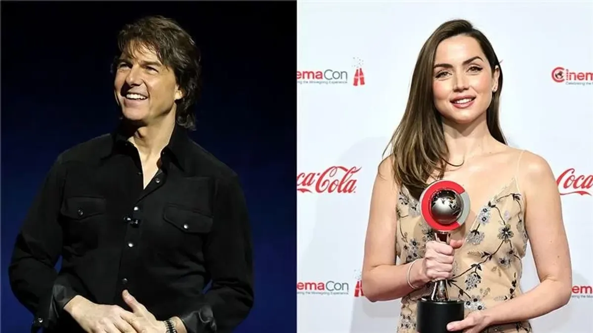 Tom Cruise and Ana de Armas