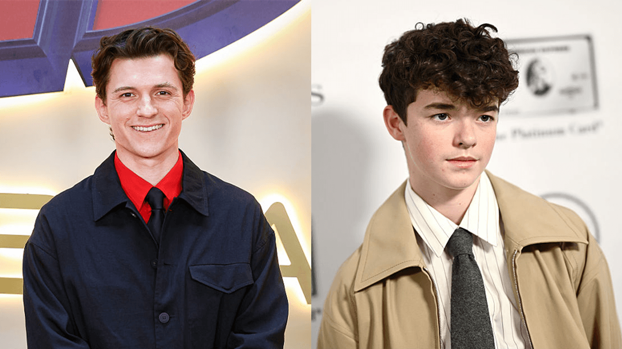 Tom Holland at "Spider-Man: Brand New Day" photocall & Owen Cooper