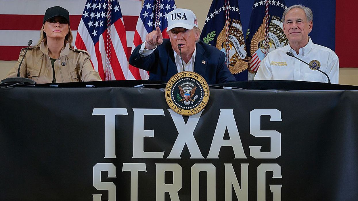 Trump blasts reporter over question on Texas flood response