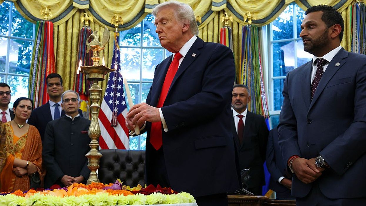 Trump Marks Diwali in Oval Office with Kash Patel