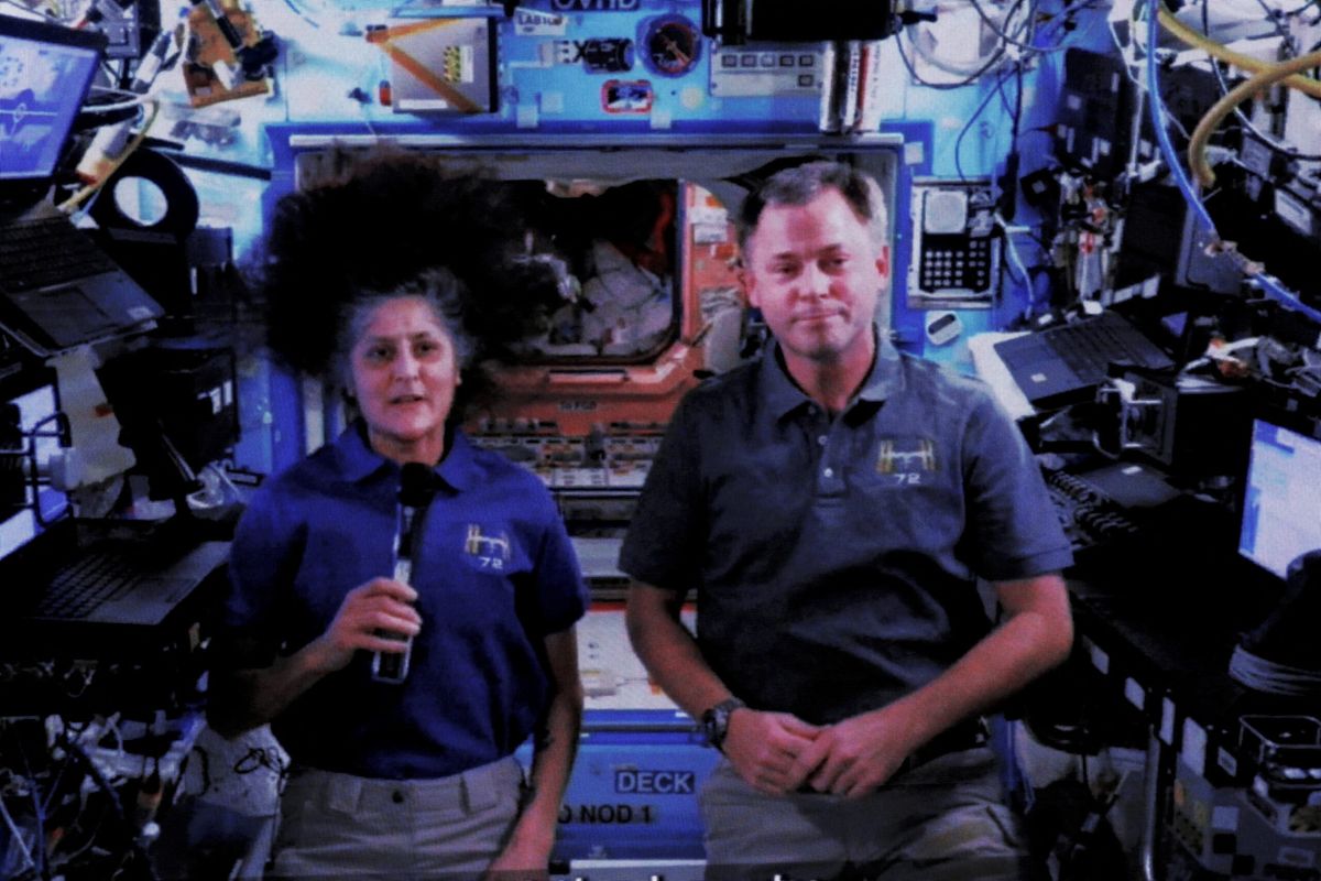 Trump on sunita williams
