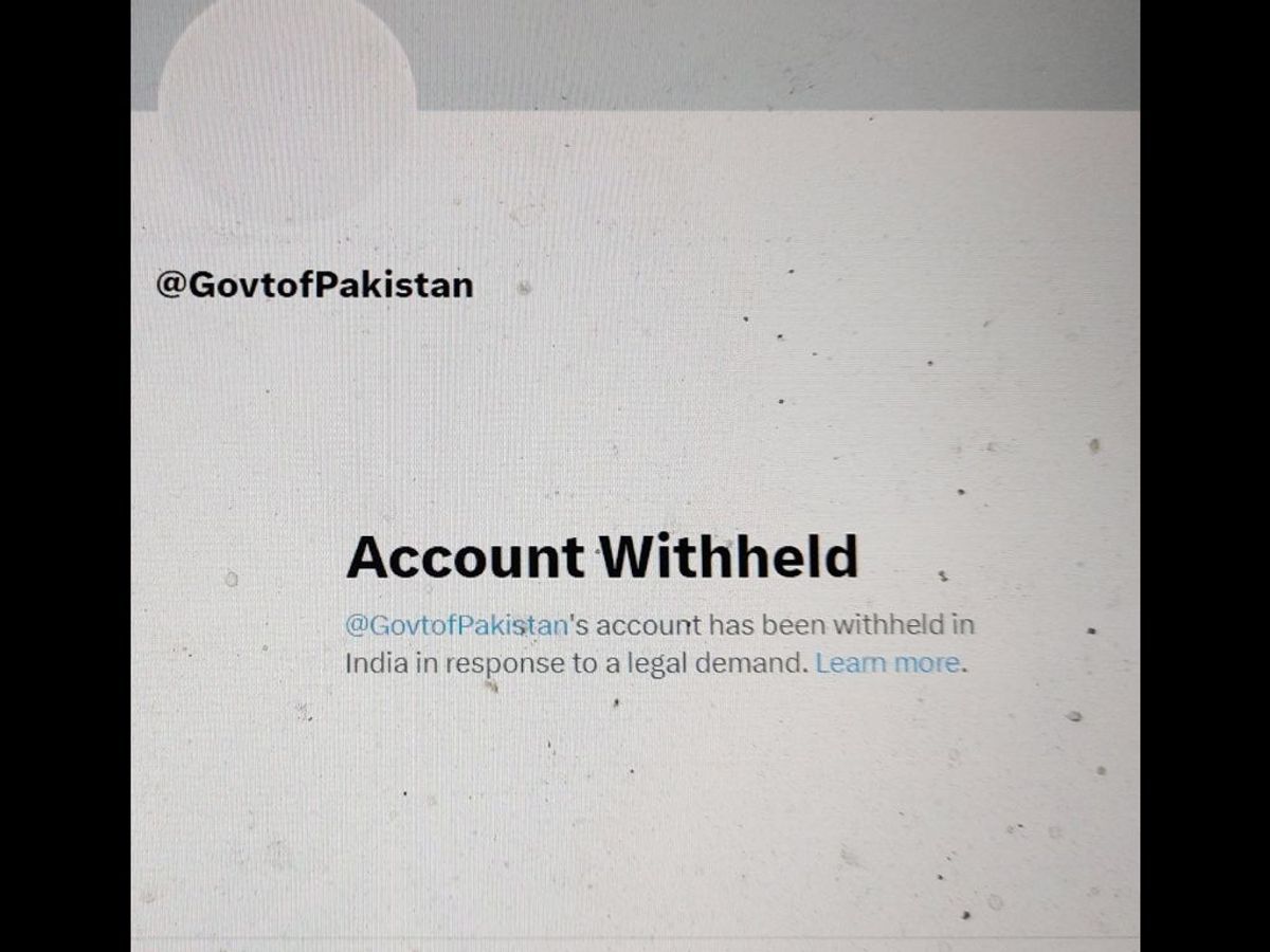Twitter blocks Pakistan government account from viewing in India
