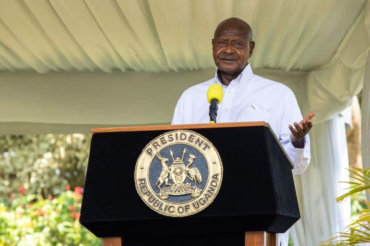 Ugandan president Yoweri Museveni