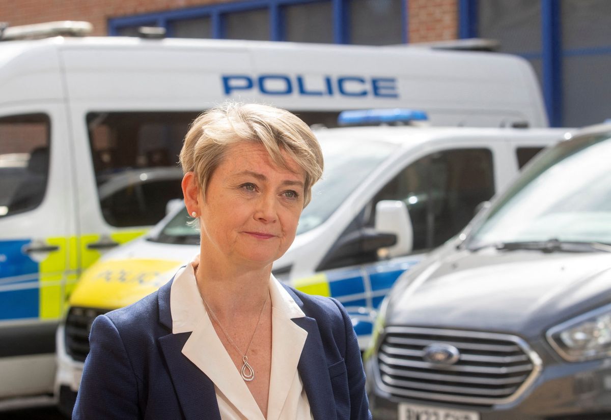UK home secretary Yvette Cooper - migrants