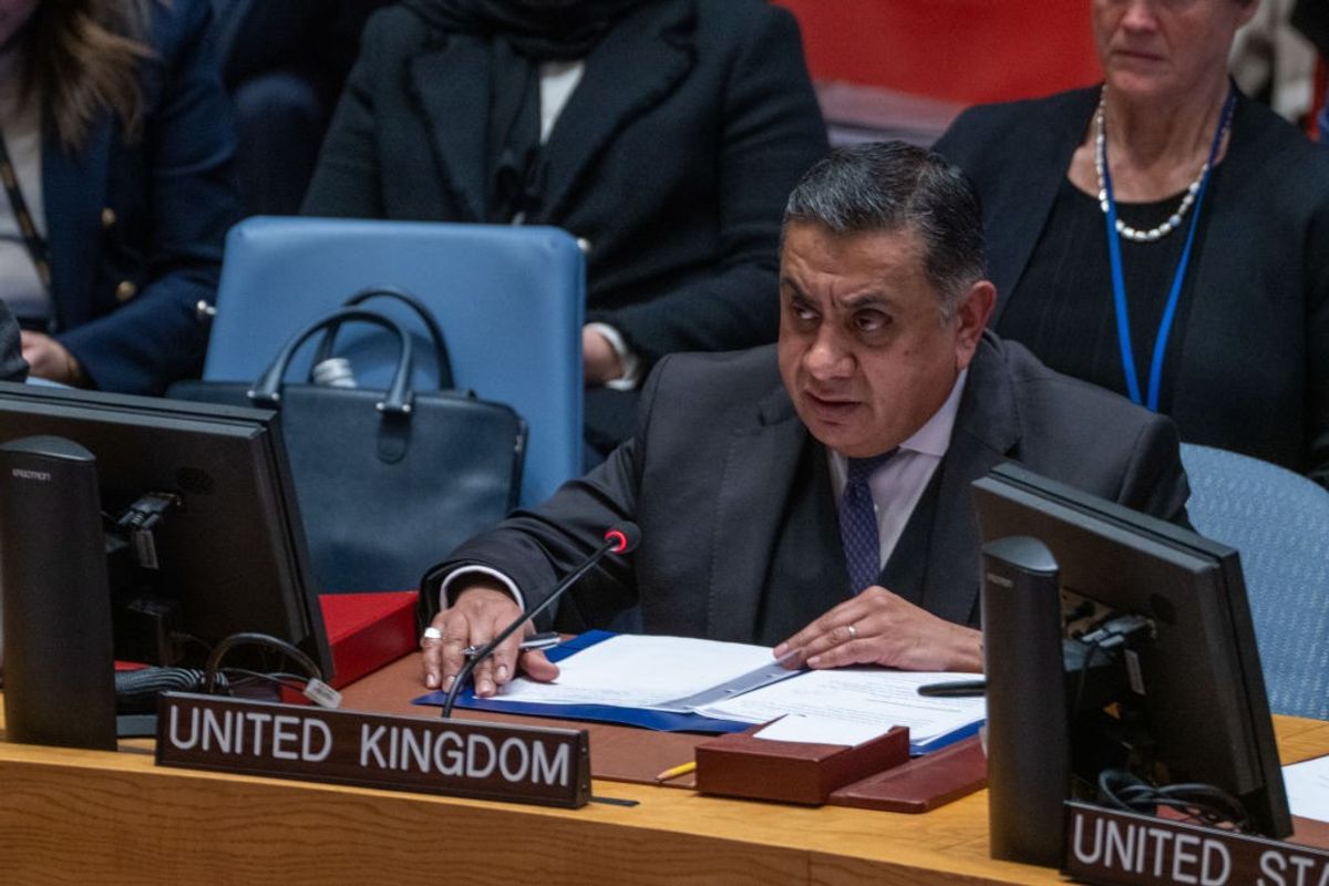 UK minister Lord Tariq Ahmad