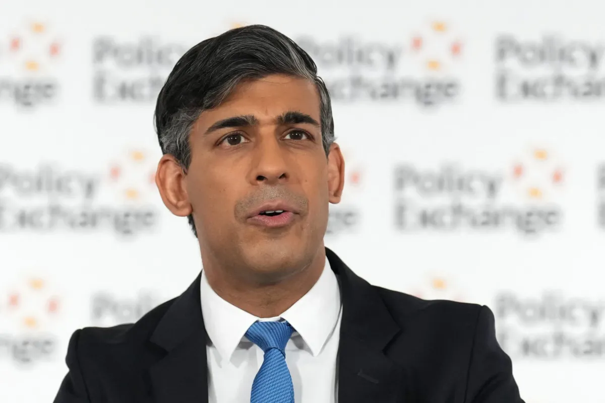 UK prime minister Rishi Sunak