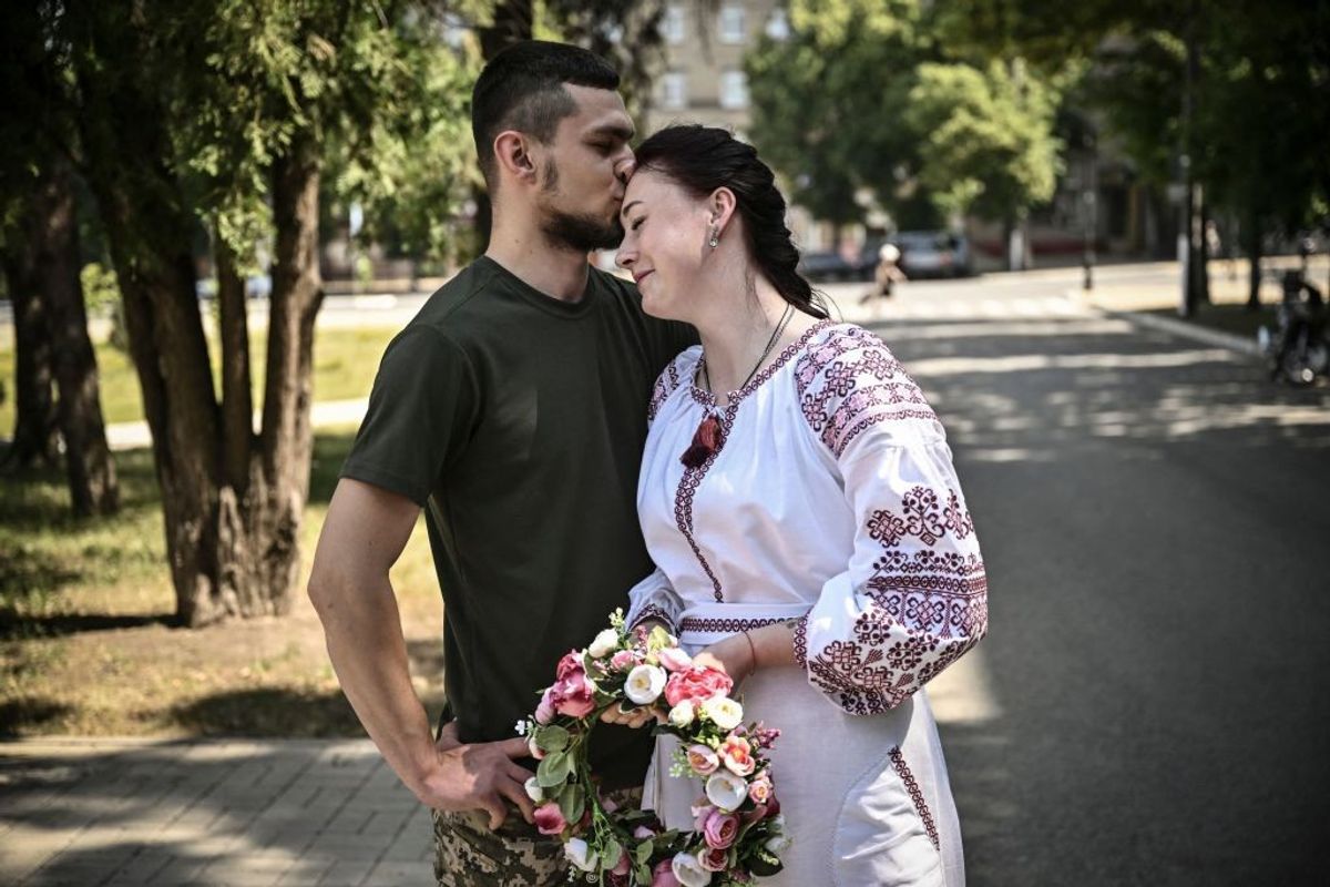 Ukrainians war with Russia