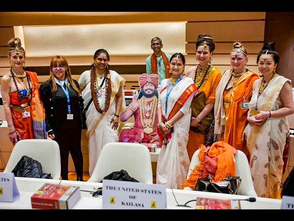 United States of Kailasa representatives at UN