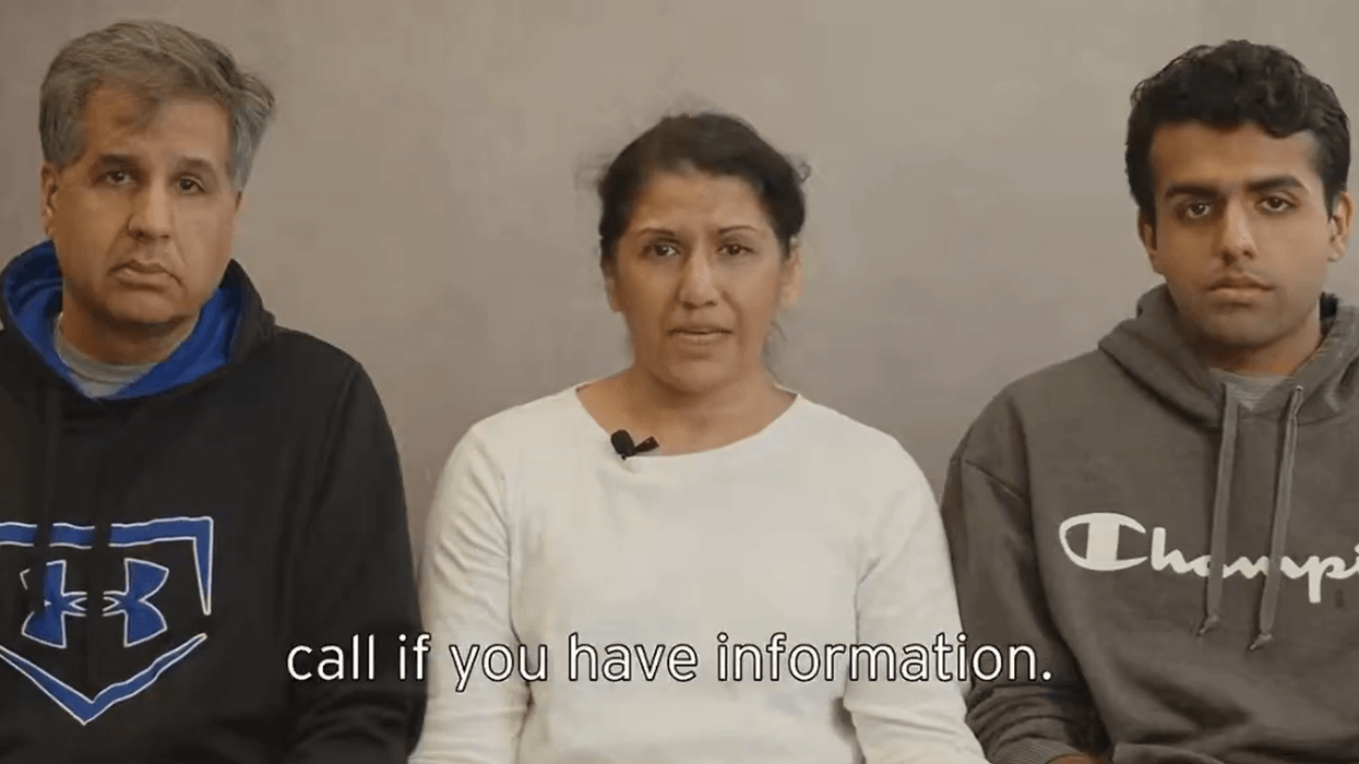 University of Maryland student Dilan Ashar's parents