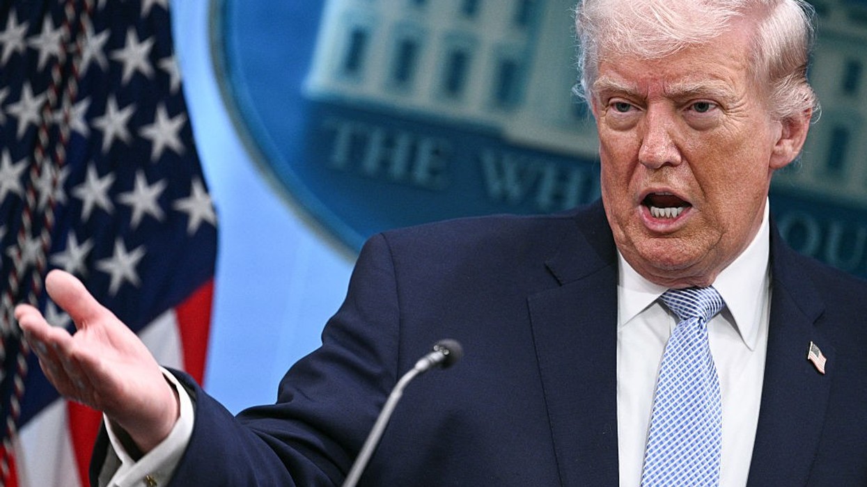 US President Donald Trump on April 6, 2026, in Washington, DC