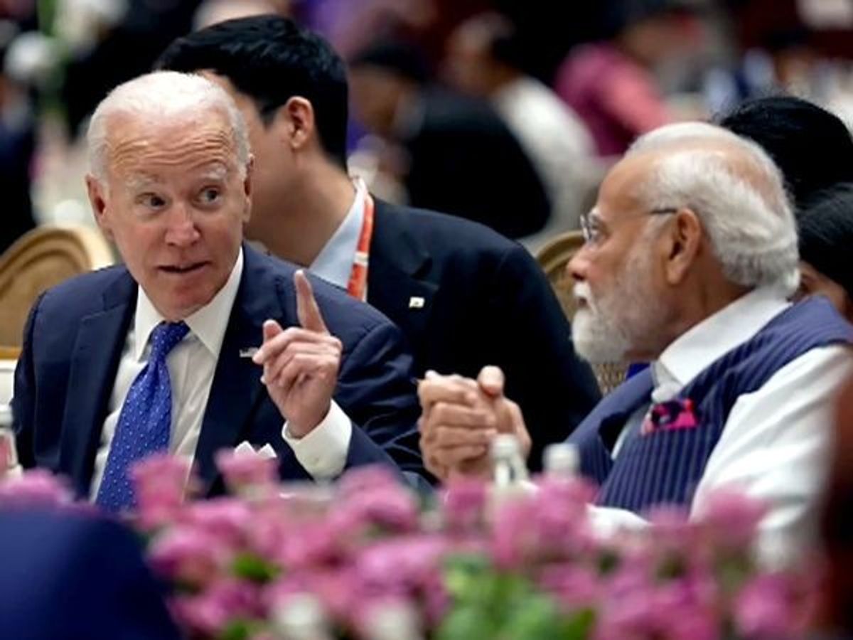 US president Joe Biden and Indian prime minister Narendra Modi