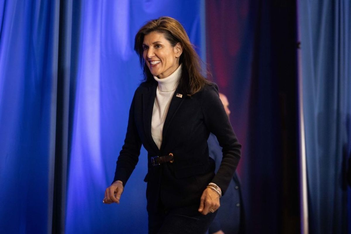 US presidential election candidate Nikki Haley