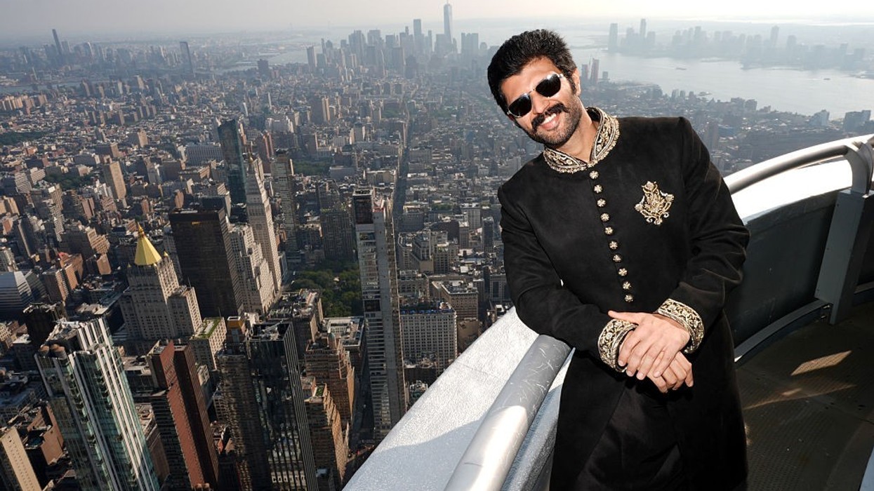 Vijay Deverakonda at The Empire State Building