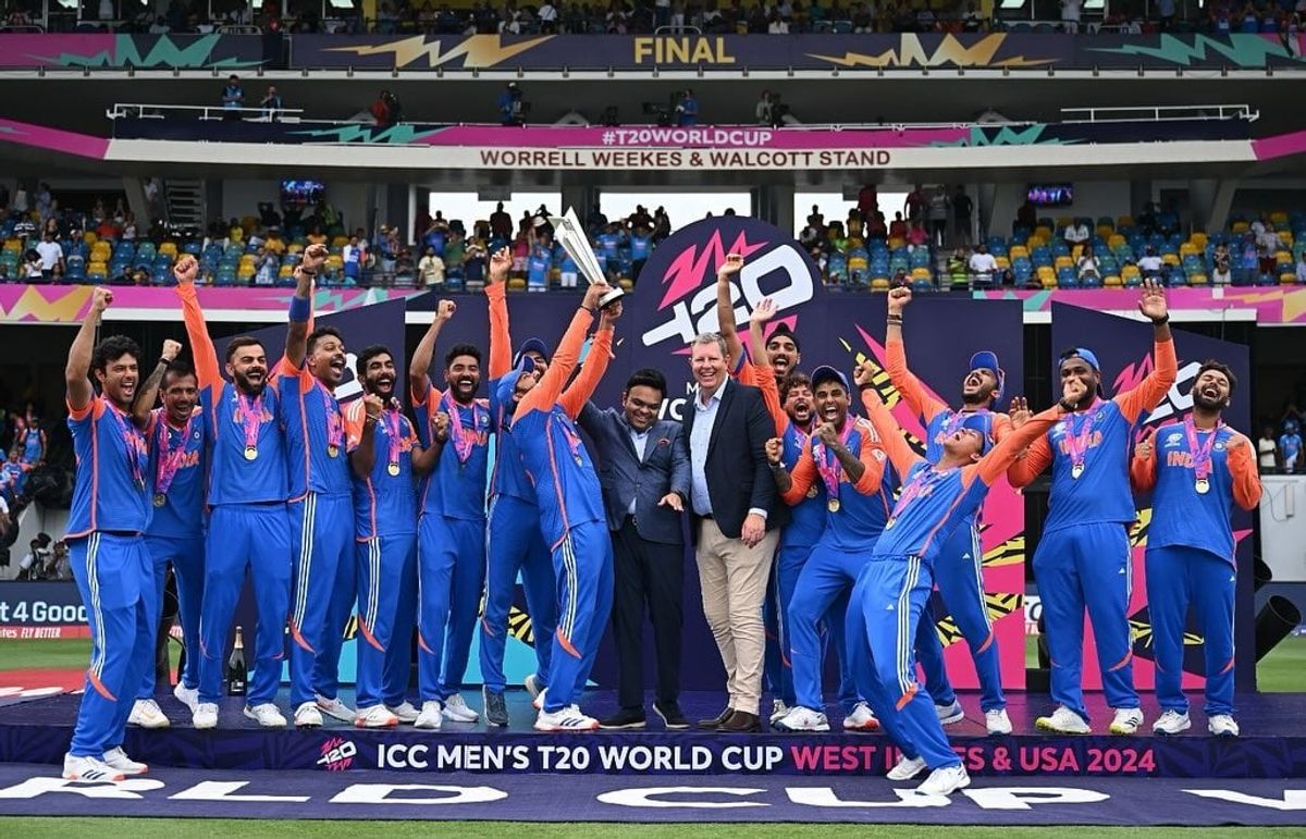 Virat Kohli WorldCup24 win post India most liked on Instagram