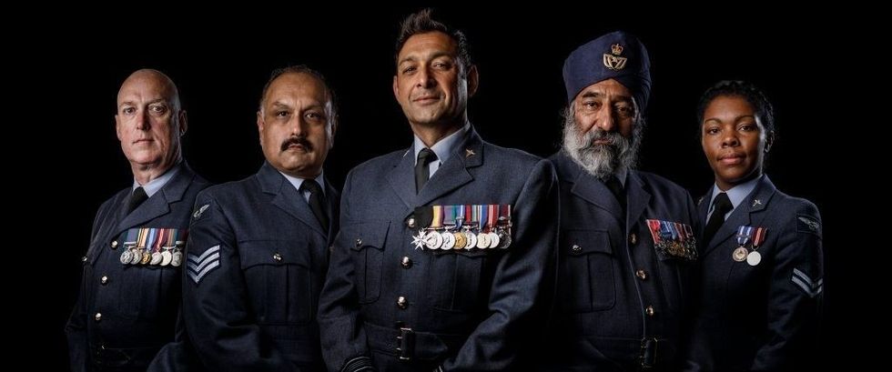 Warrant Officer Richard Mills Sergeant Shiv Chand Squadron Leader Amir Khan Warrant Officer Balbir Singh Flora Corporal Tanica Owens