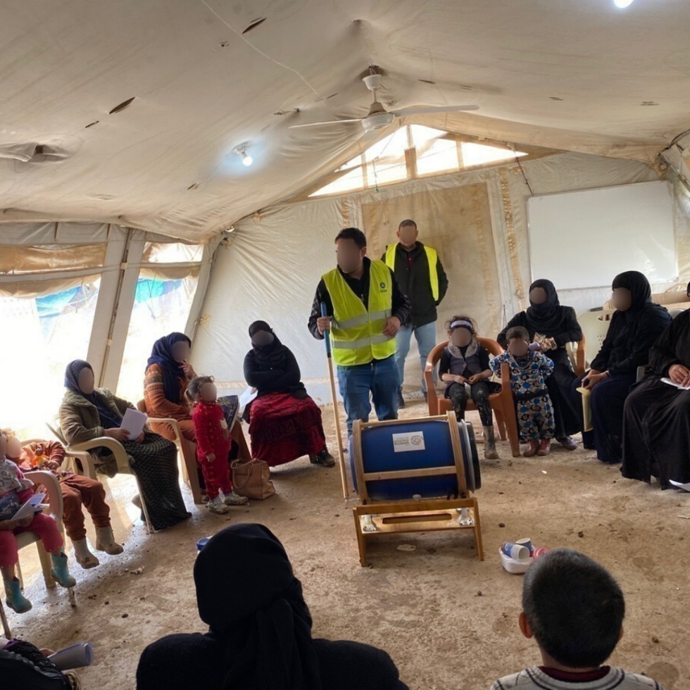 Washing Machines in Iraqi Refugee Camps