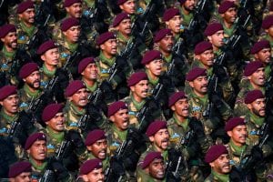 Indian Army's Parachute Regiment soldiers