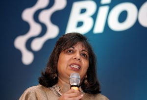 Biocon chief Kiran Mazumdar-Shaw 