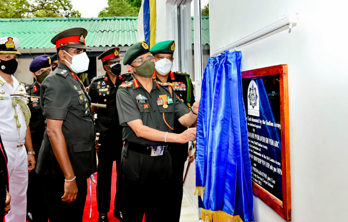 India Army chief inaugurates simulators gifted to Sri Lanka Army
