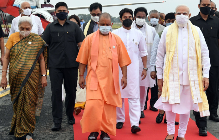 Modi inaugurates airport at Buddhist pilgrimage site